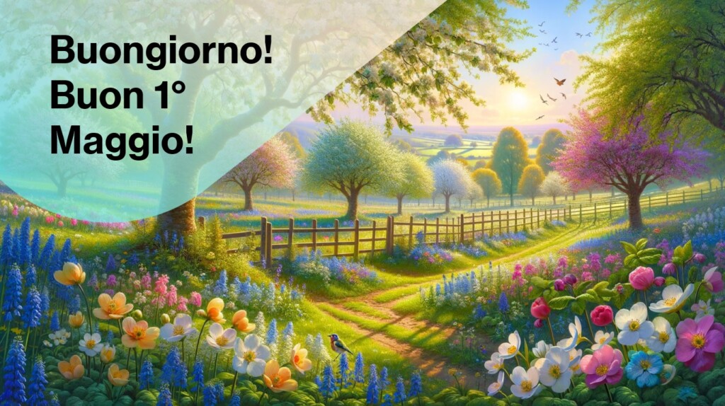 buongiorno buon 1 maggio 2024 immagini nuove originali