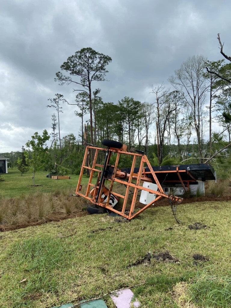 danni tornado St. Augustine florida