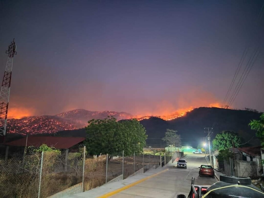 incendio oaxaca messico