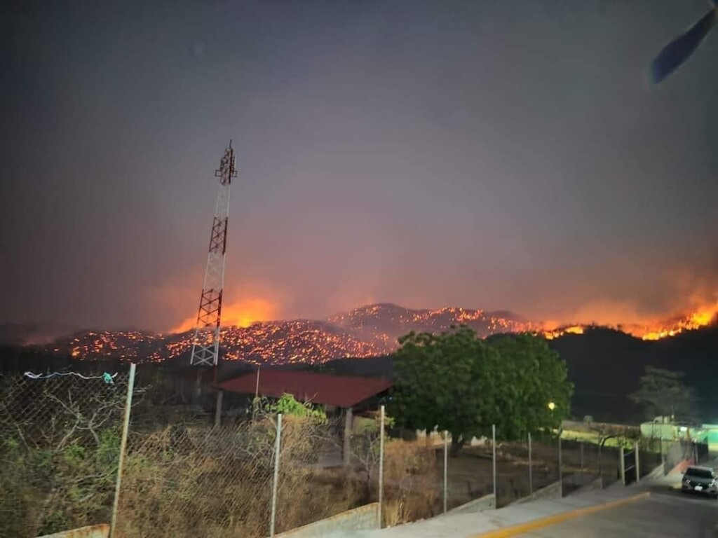 incendio oaxaca messico