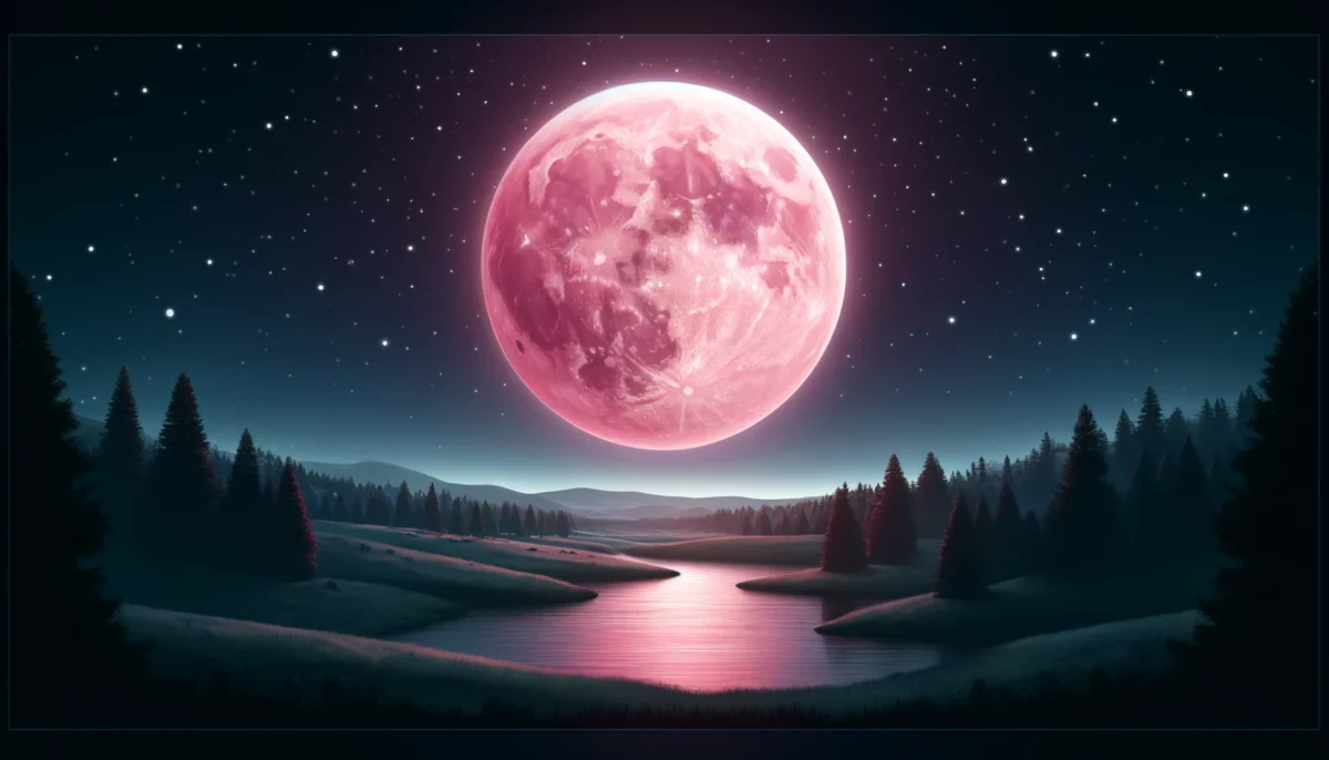 La Luna Rosa sta per "fiorire" ecco perché si chiama così