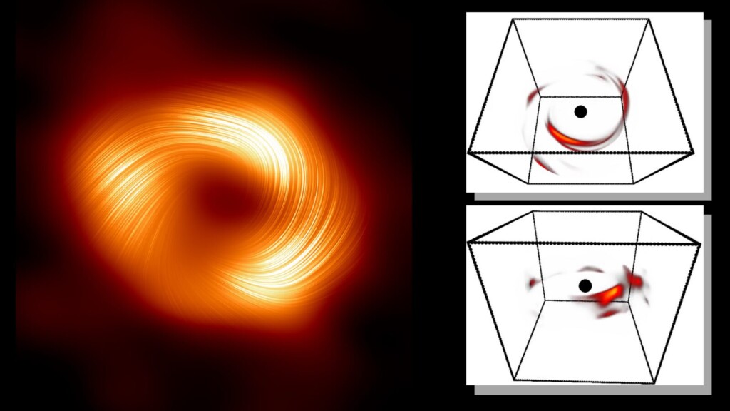 struttura 3d buco nero via lattea