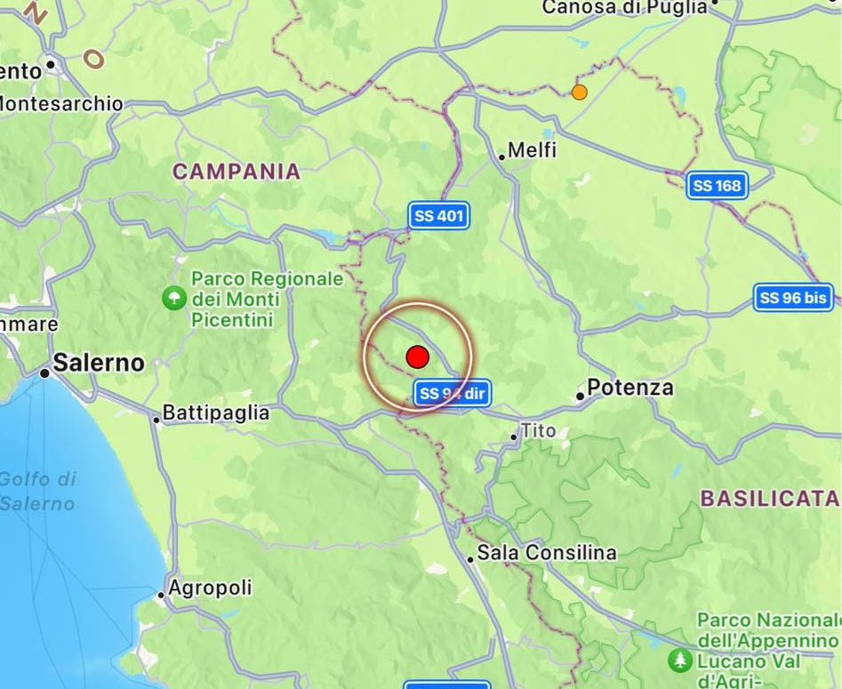 terremoto basilicata campania