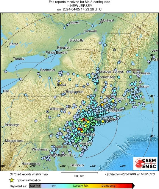 terremoto new york