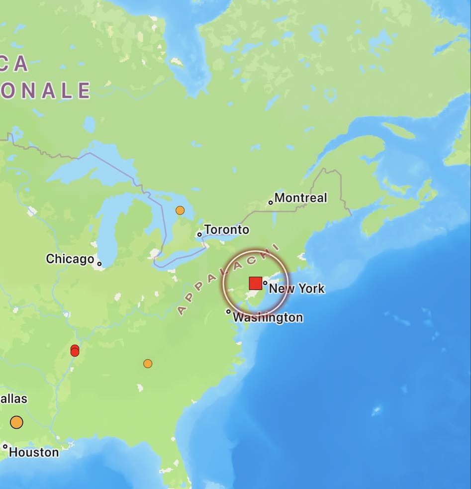 terremoto new york