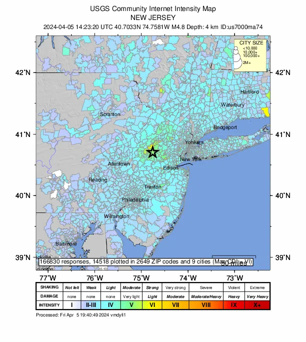 terremoto new york