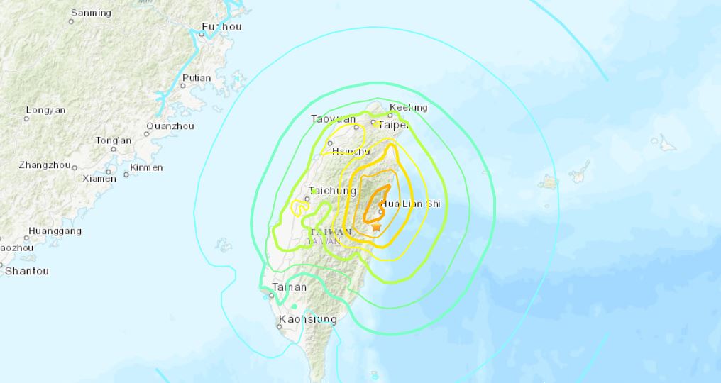terremoto oggi taiwan tsunami danni morti feriti