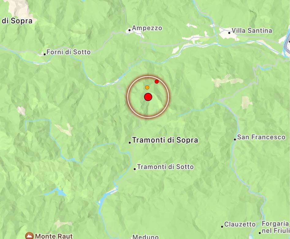 terremoto udine friuli venezia giulia