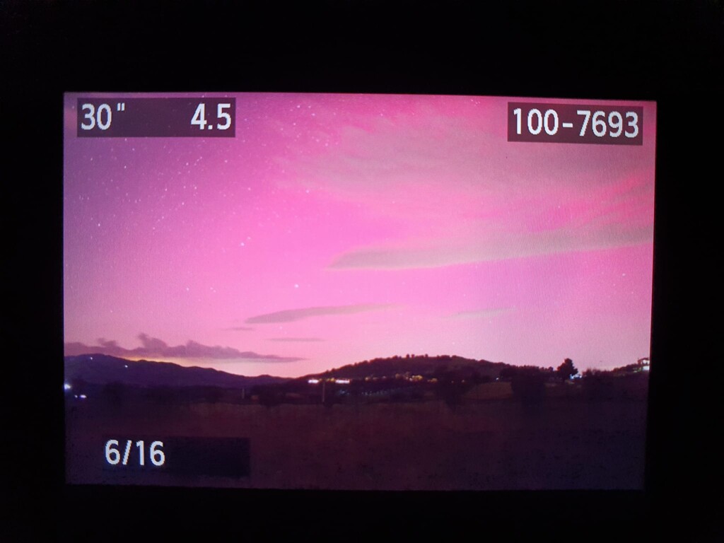 Stigliano aurora polare