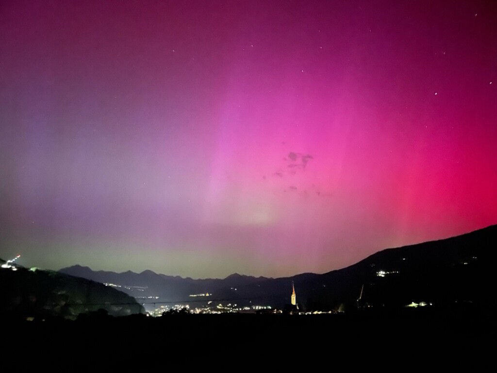 aurora boreale bressanone