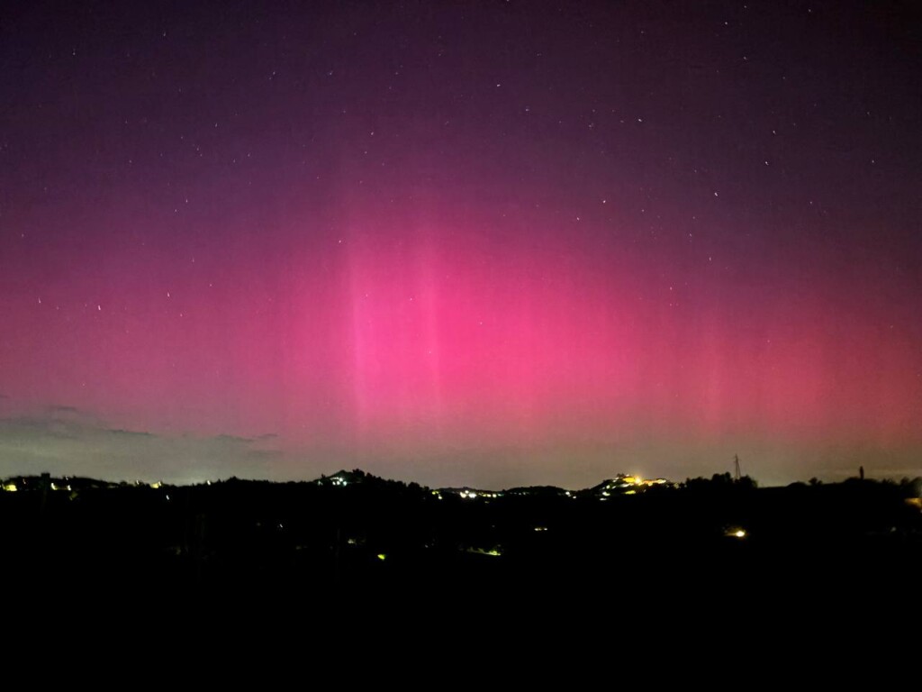 aurora boreale nizza monferrato