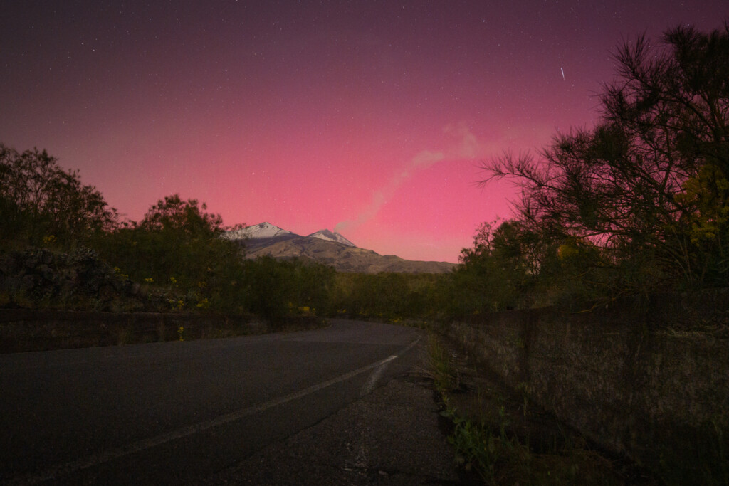 aurora polare etna