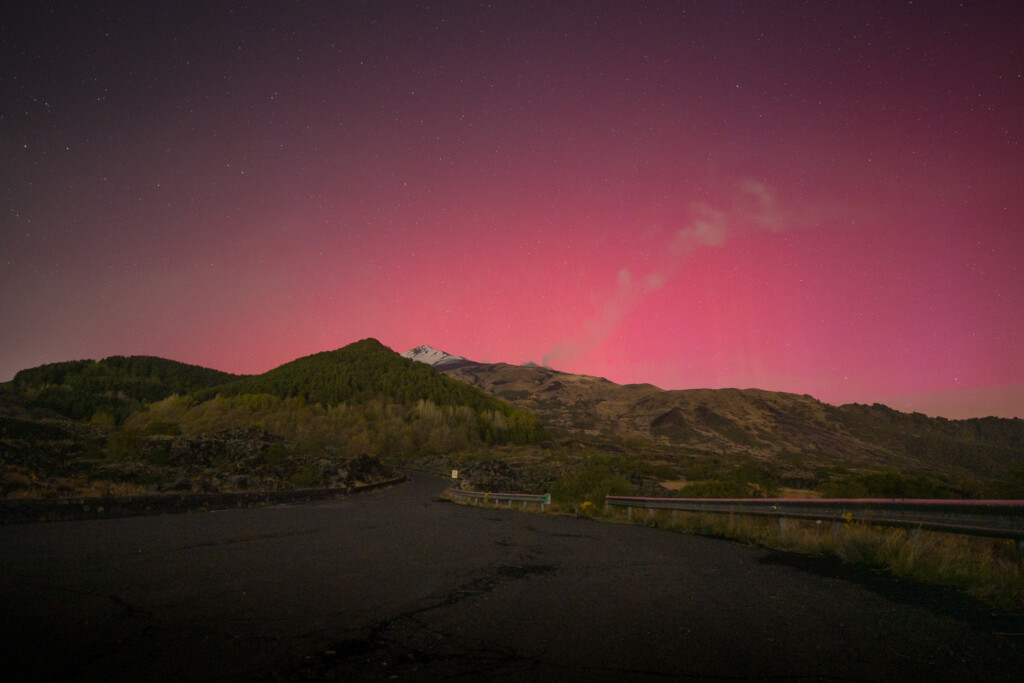 aurora polare etna