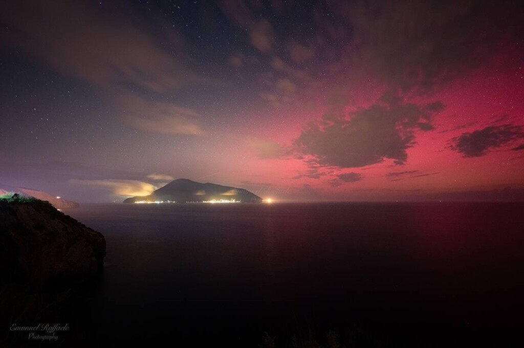 aurora polare isole eolie