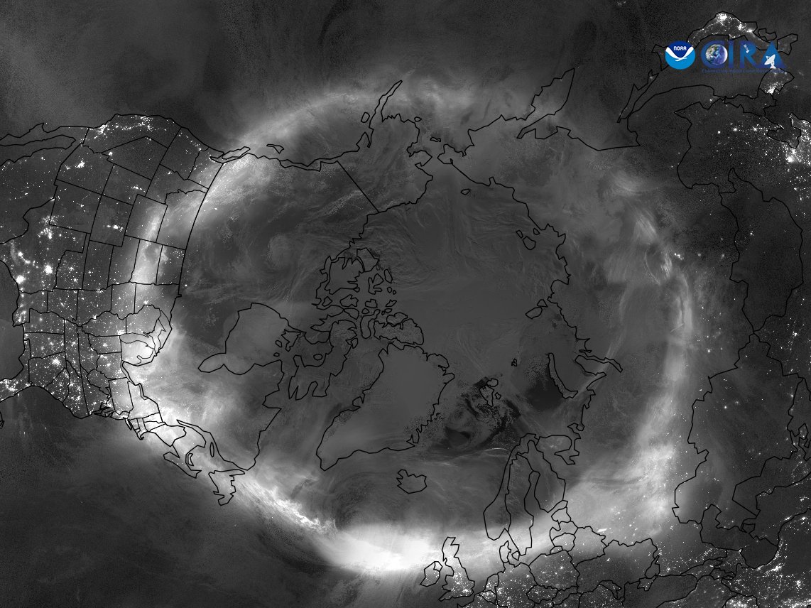 aurora polare venerdì 10 maggio 2024