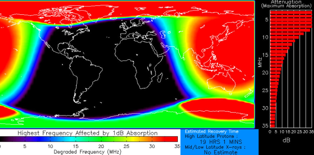 blackout radio oggi tempesta geomagnetica