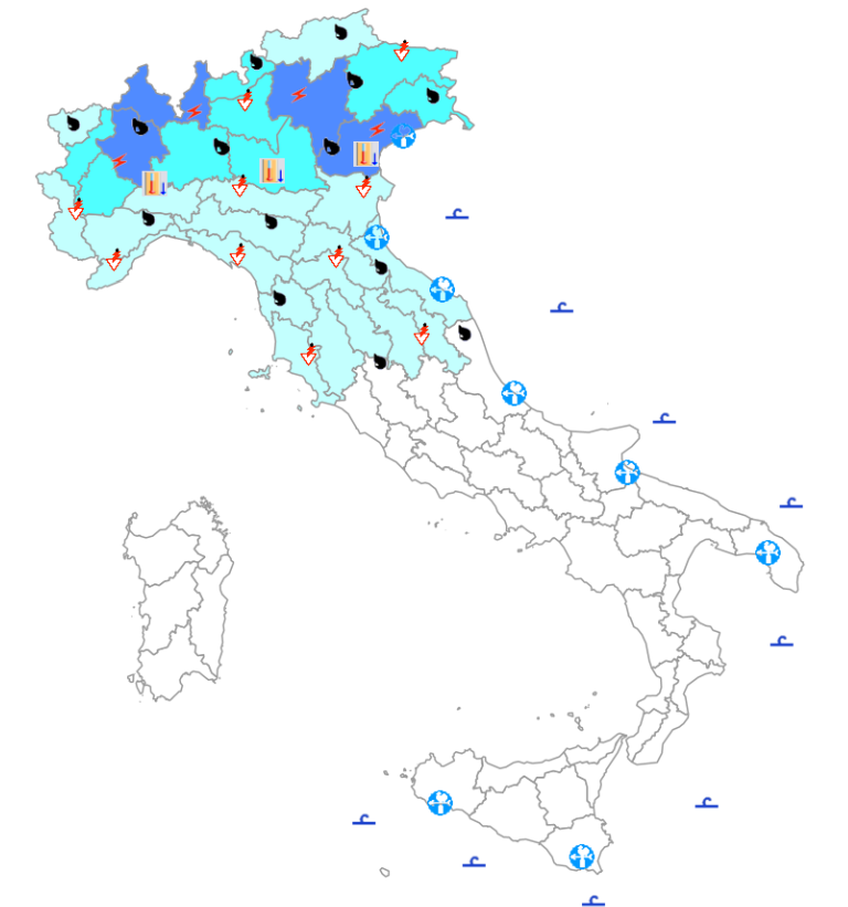 bollettino meteo protezione civile 15 maggio