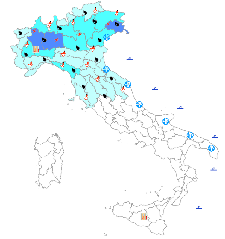 bollettino meteo protezione civile 16 maggio