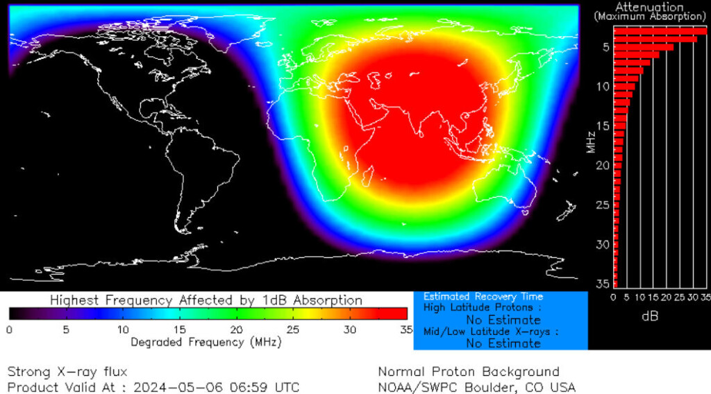 esplosione sole eruzione blackout radio