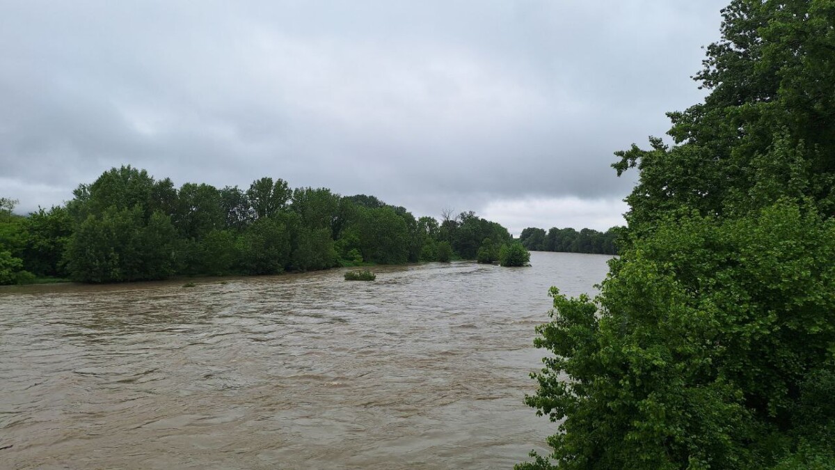 fiume po maltempo piemonte