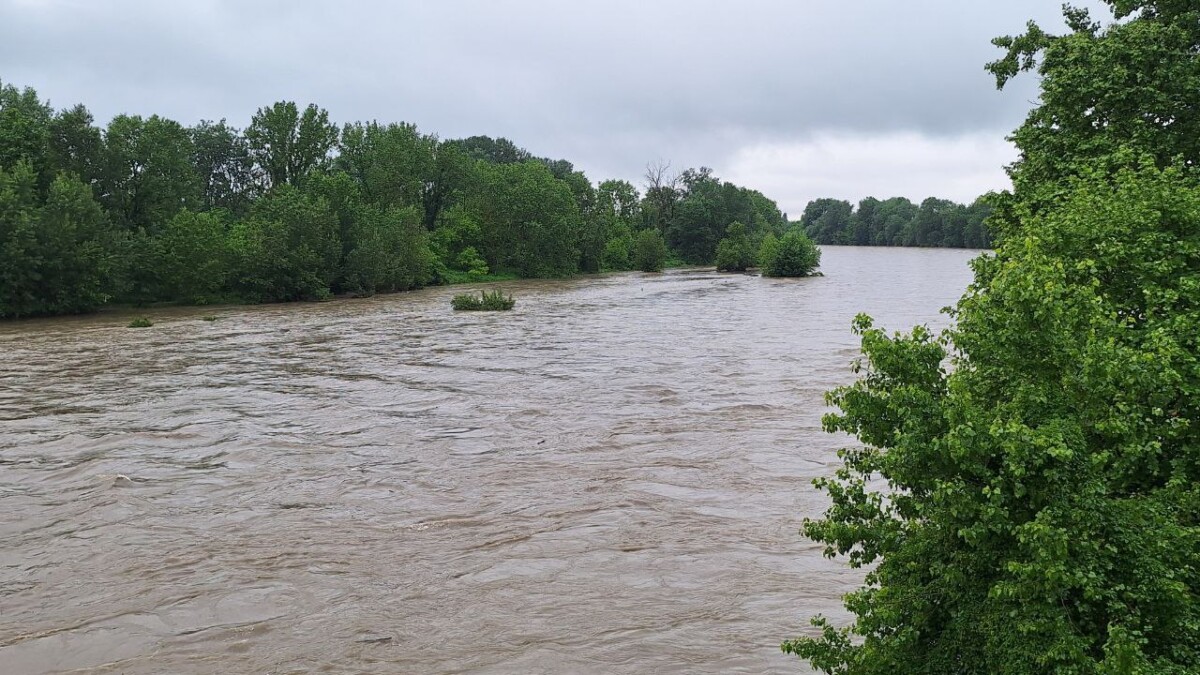 fiume po maltempo piemonte