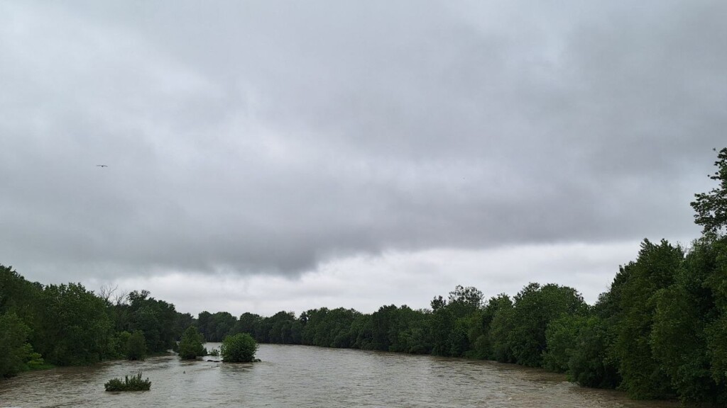 fiume po maltempo piemonte