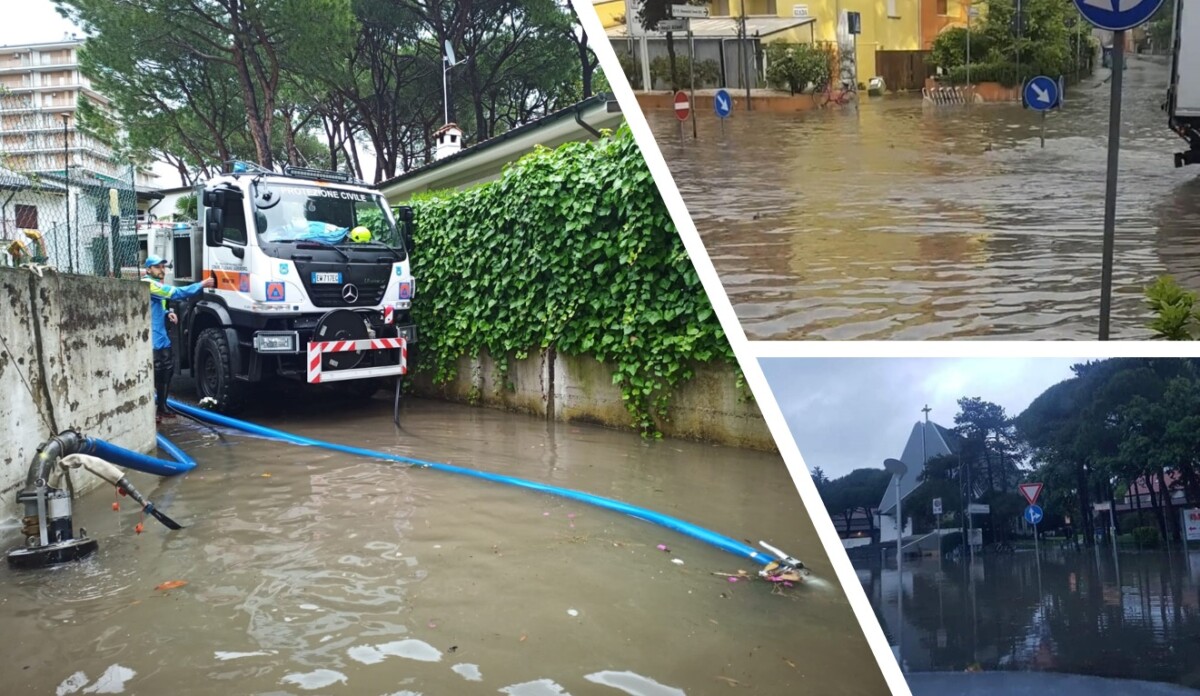 maltempo allagamenti lignano sabbiadoro