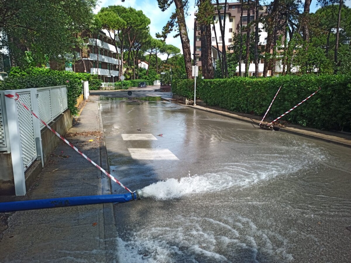 maltempo allagamenti lignano sabbiadoro