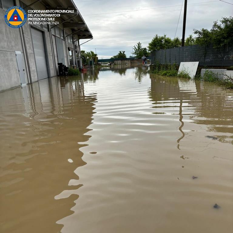 maltempo allagamenti piacenza