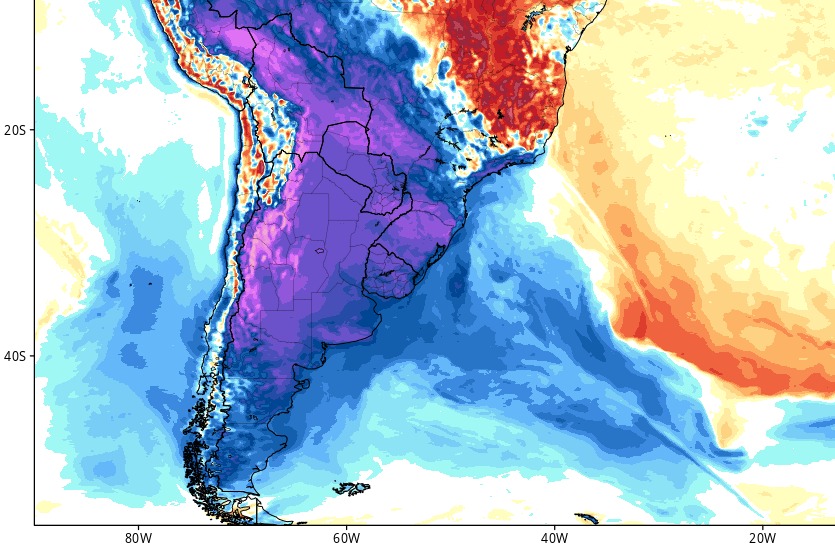 ondata freddo cile