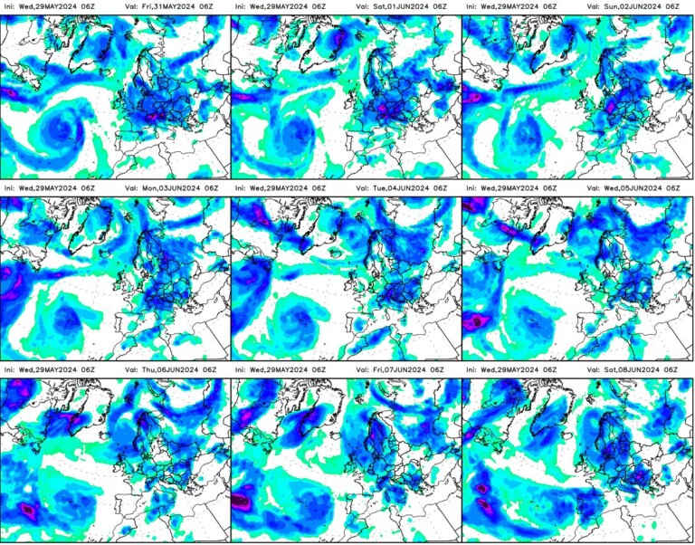 Previsioni Meteo, le piogge previste nei prossimi dieci giorni in Europa: maltempo a oltranza sull'Italia