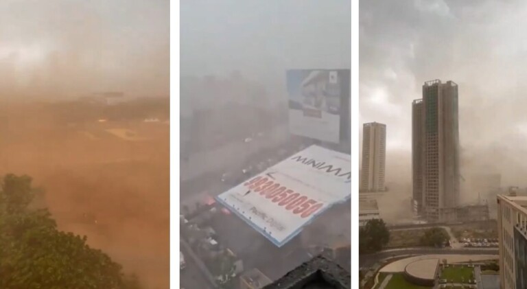 tempesta di polvere mumbai