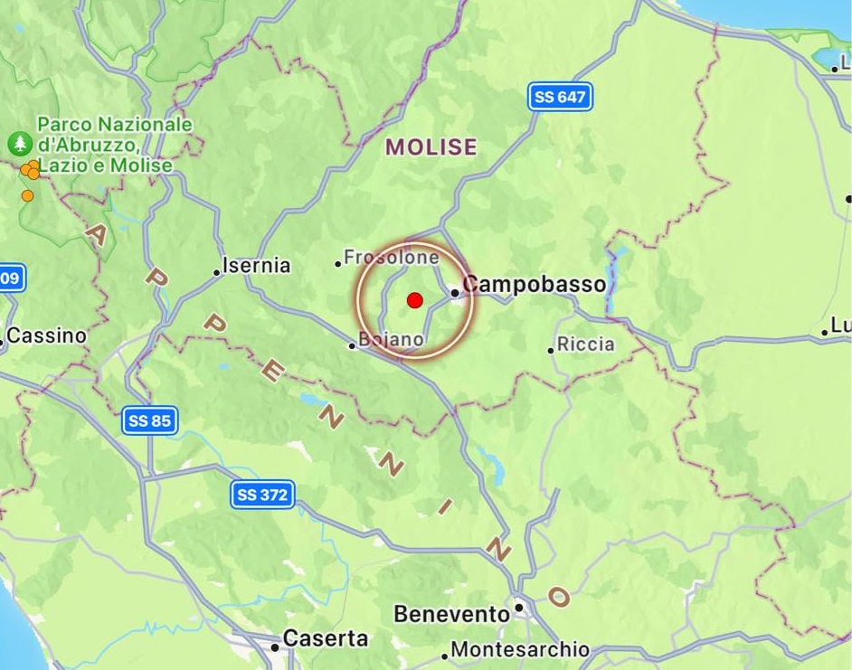 terremoto campobasso