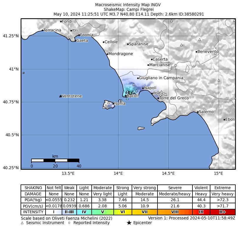 terremoto pozzuoli campi flegrei