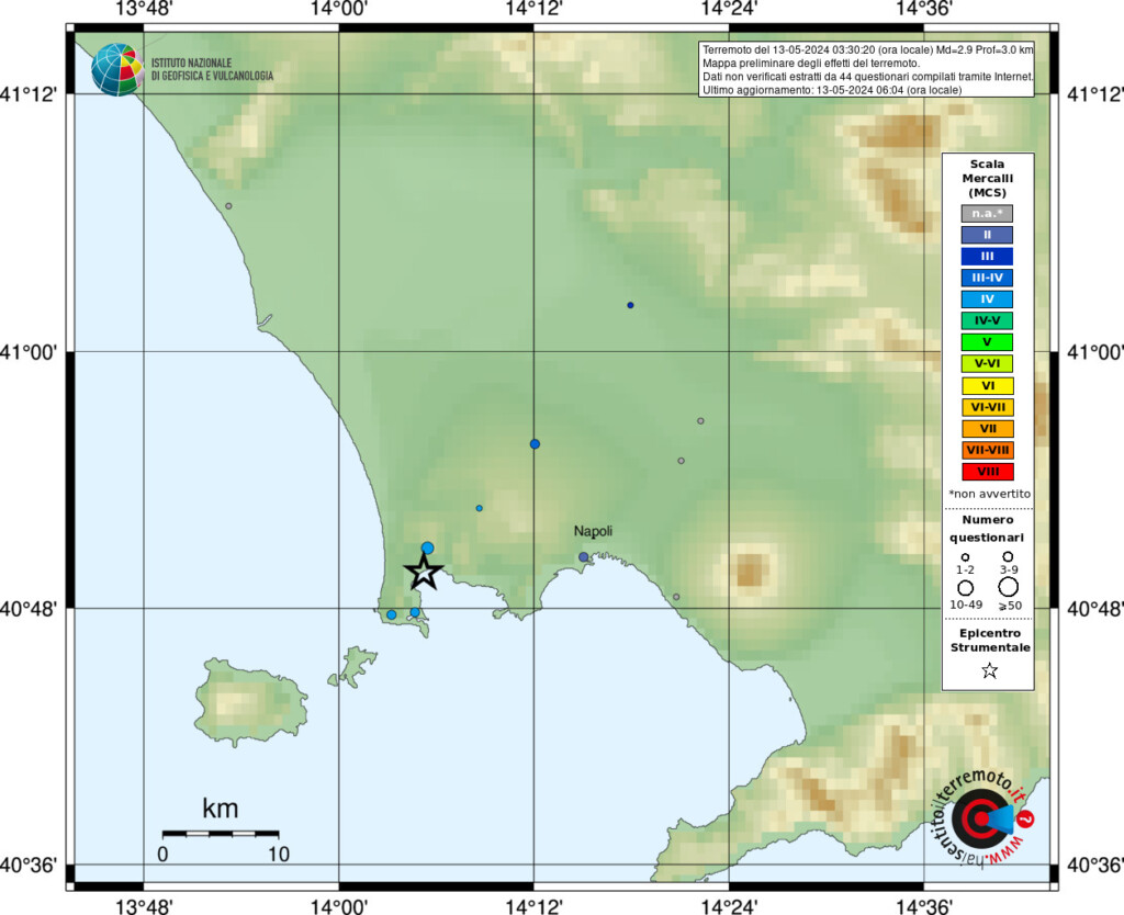 terremoto pozzuoli campi flegrei