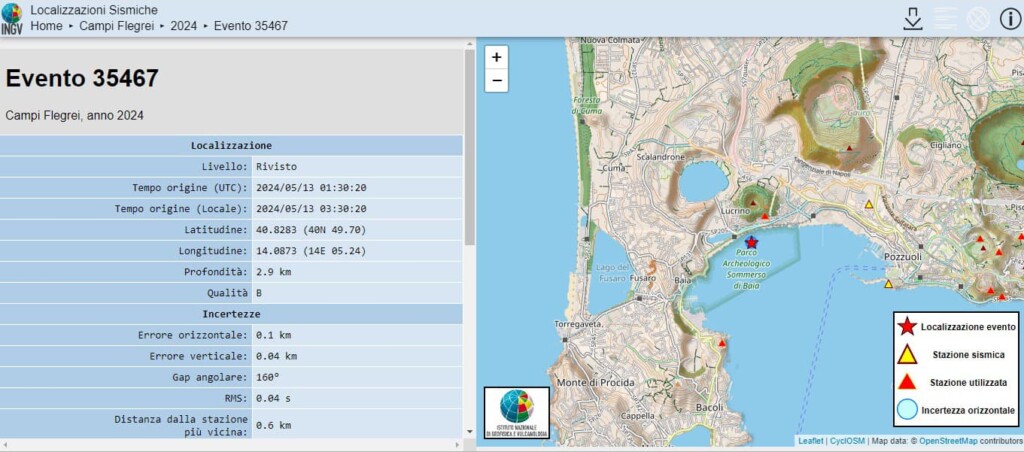 terremoto pozzuoli campi flegrei