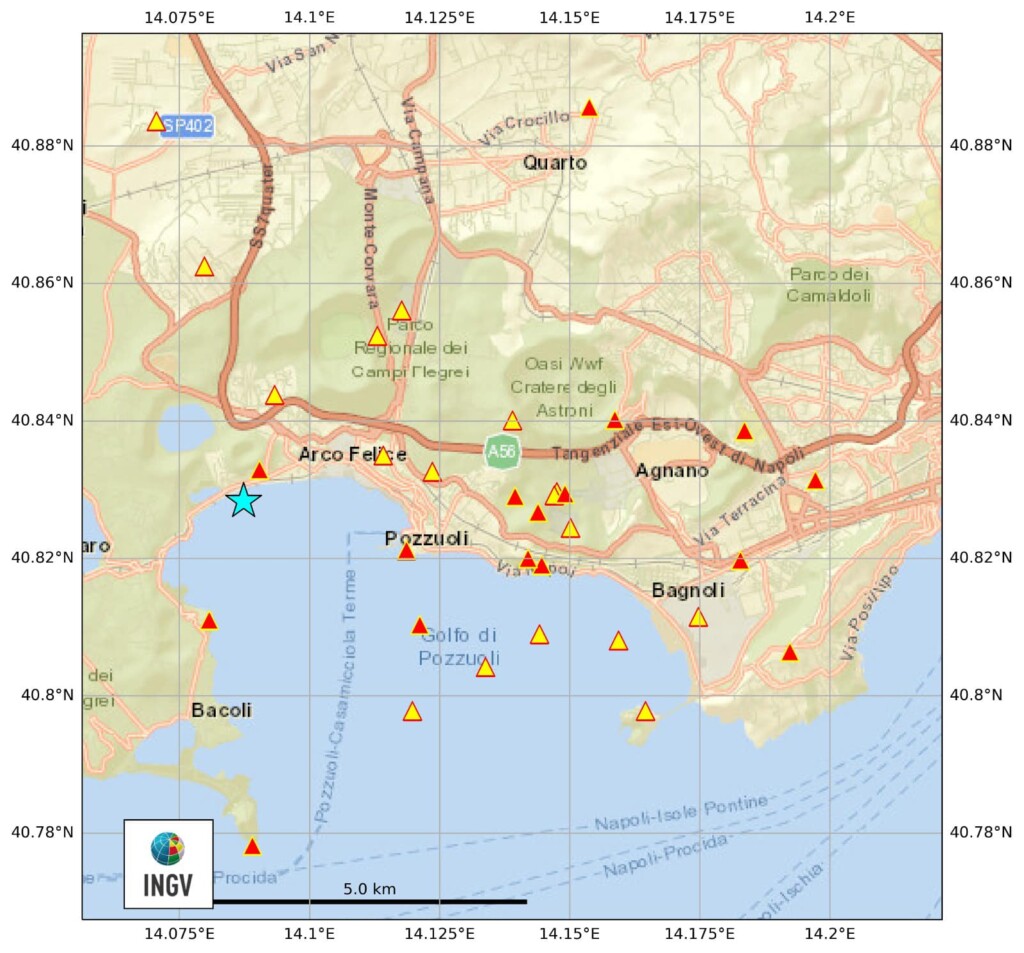 terremoto pozzuoli campi flegrei