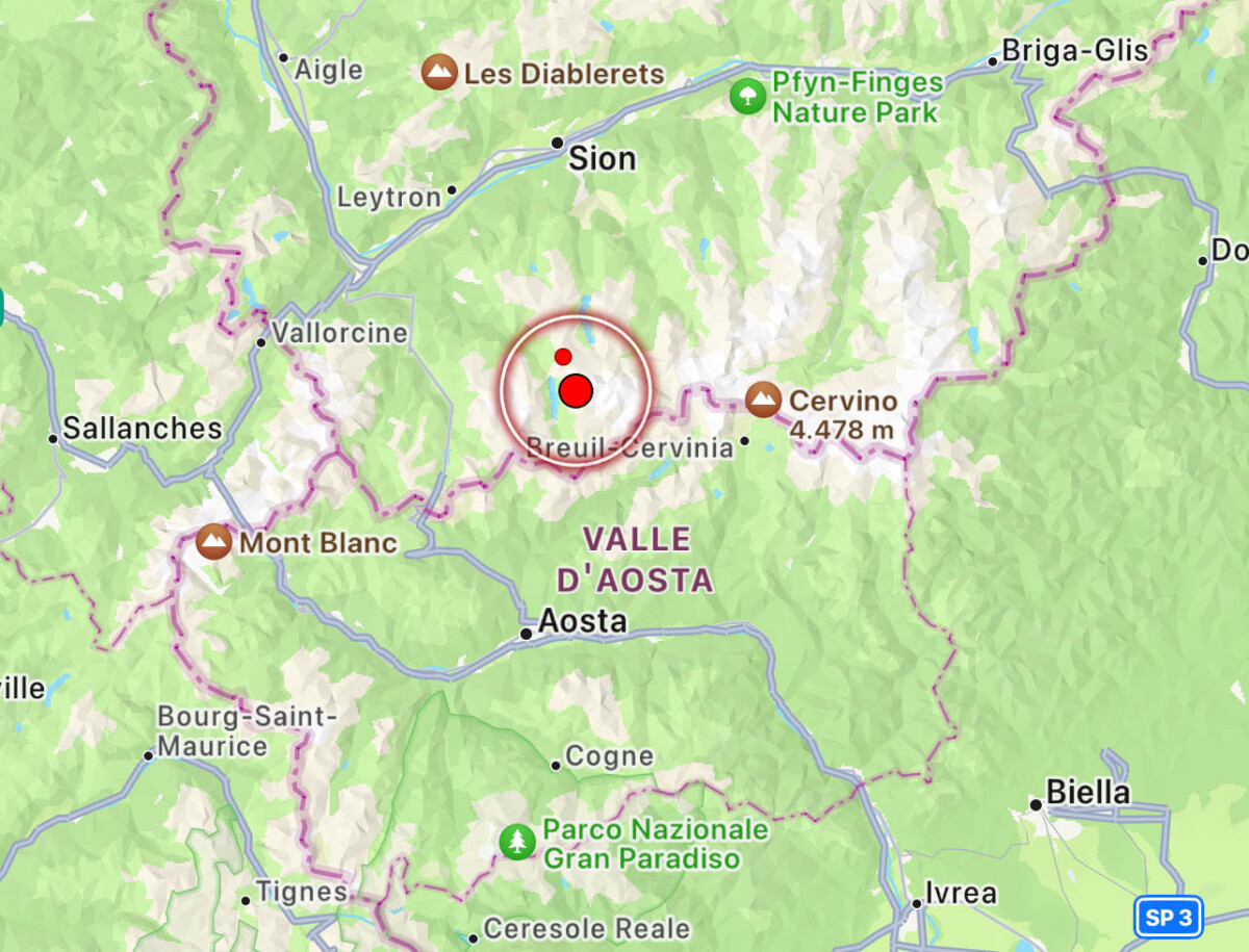 terremoto svizzera italia