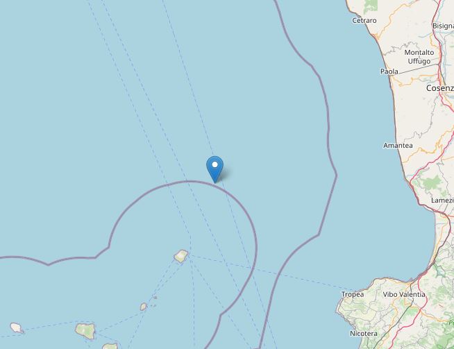 terremoto tirreno calabria stromboli