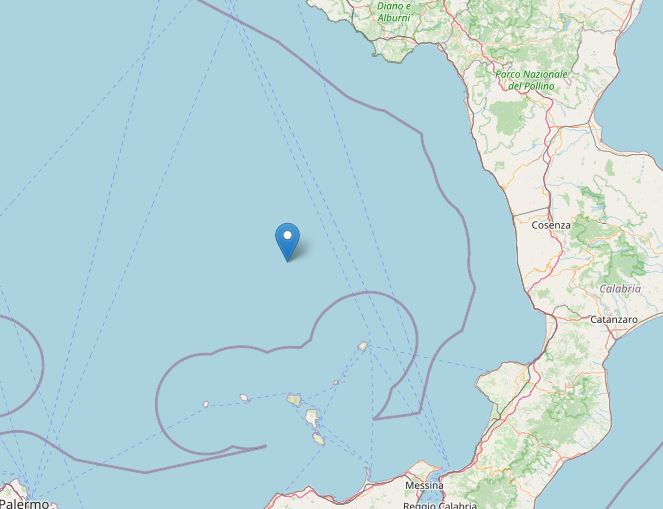 terremoto tirreno eolie