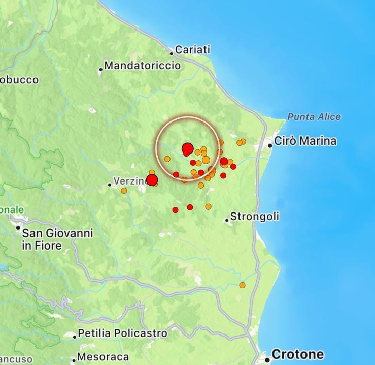 terremoto umbriatico calabria