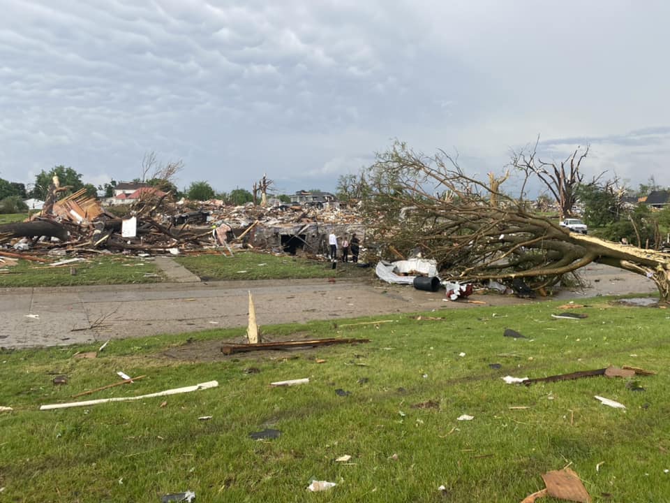 tornado iowa usa