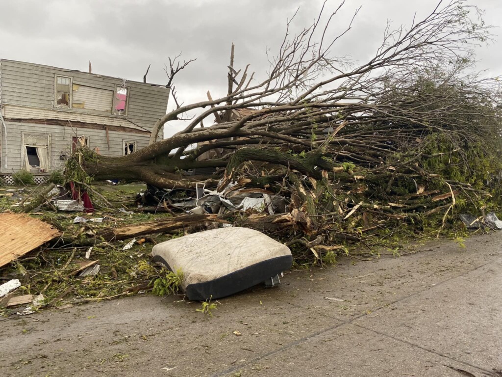 tornado iowa usa