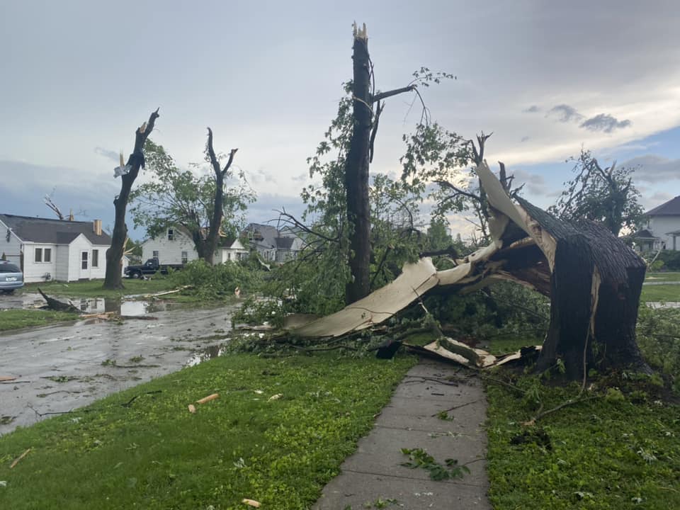 tornado iowa usa