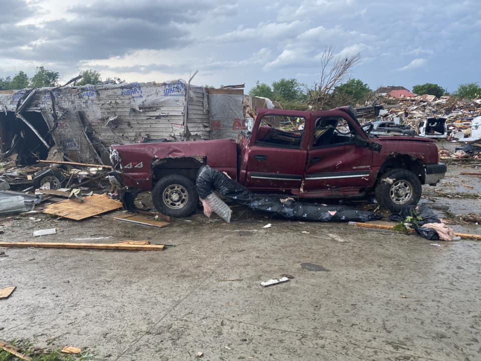 tornado iowa usa