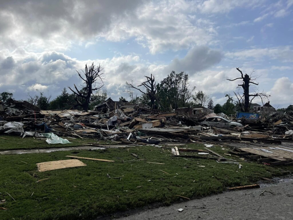 tornado iowa usa