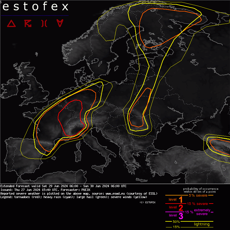 Weather Alert from Estovix June 29
