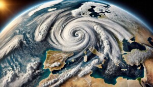 Hurricane warning in Europe