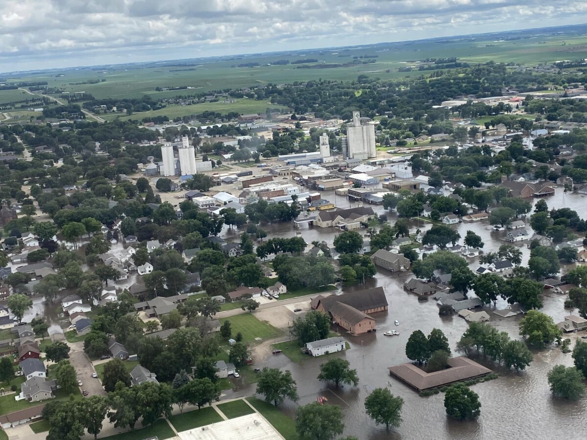 alluvione iowa usa