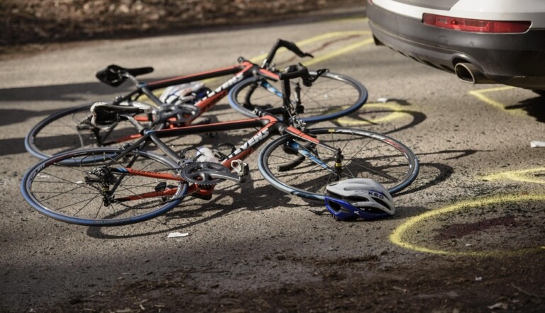 ciclisti travolti messa